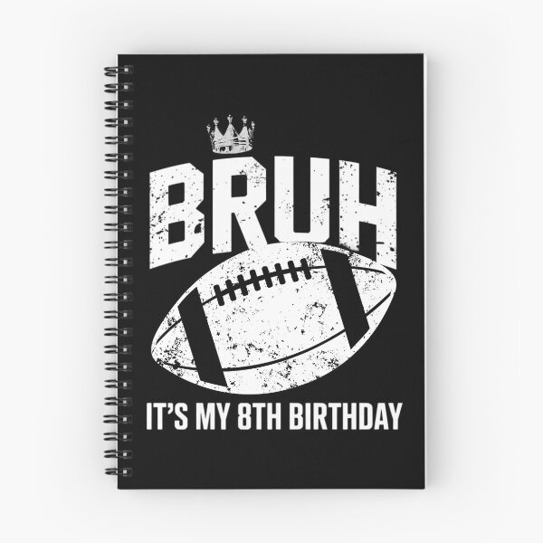 Item preview, Bruh It's My 8th Birthday Boy Football Player designed and sold by MotivaChic.