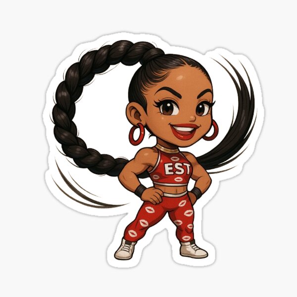Item preview, Bianca Belair Chibi  designed and sold by Justgee92.