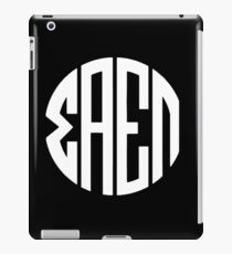 Sigma Alpha Epsilon Pi Monogram (white) iPad Case/Skin