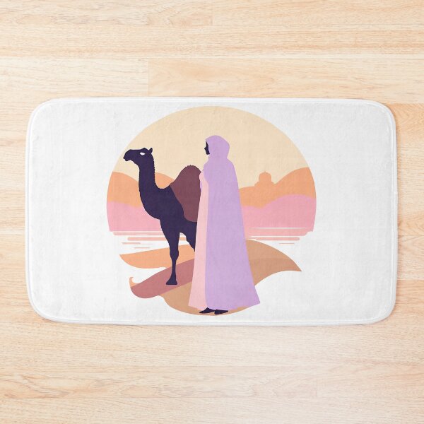 Item preview, Tie Your Camel, Sis (Artwork Only) – Muslimah Sunset Camel Minimalist Islamic Art designed and sold by Sabr and Chai.