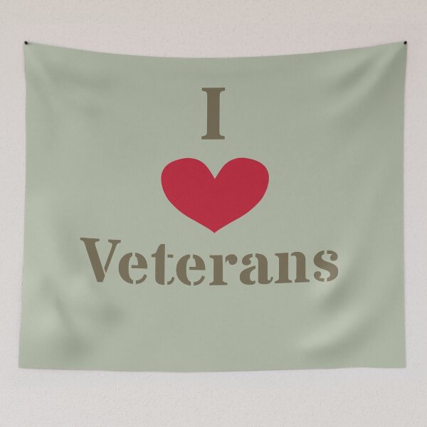 Item preview, I Heart Veterans  designed and sold by JaygiesDesign.