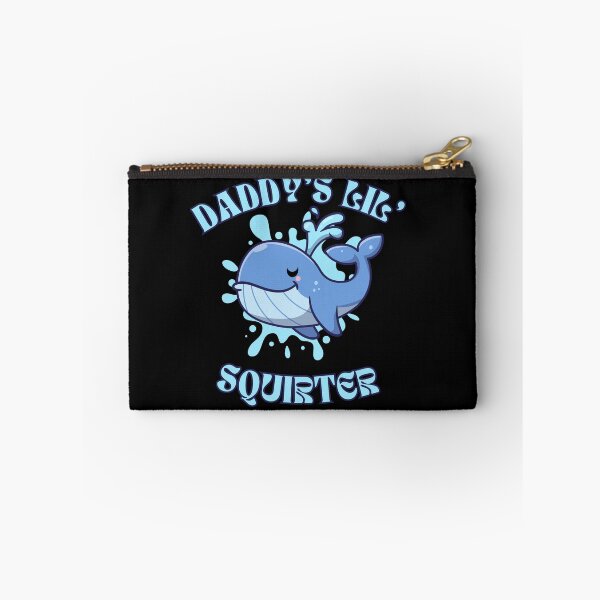 Item preview, Daddy's Lil' Squirter  Funny Joke  Inappropriate  Raunchy  Adult Humor Hoodie Sarcastic Meme Gift Offensive Adorable Whale Squirter Design for Family Fun designed and sold by MotivaChic.
