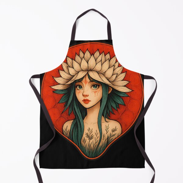 Item preview, Flower Faery. Girl with floral bonnet. designed and sold by Shoot-The-Moon.