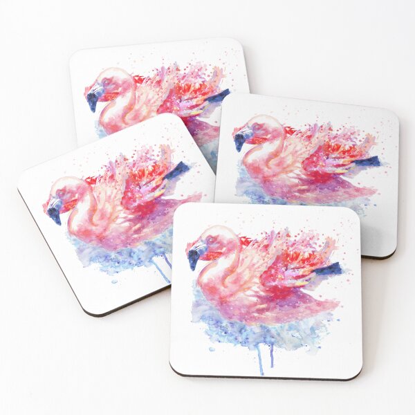 Artikelvorschau, Rosa Flamingo-Seitenansicht entworfen und verkauft von caracatita75.