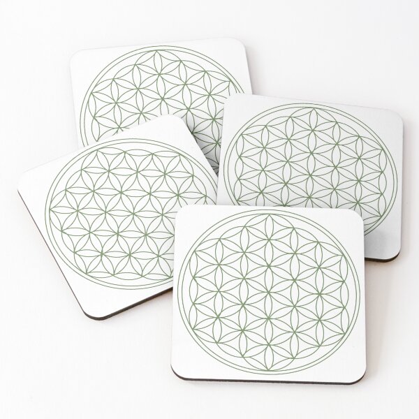 Item preview, Flower of Life Graphic Art - Sage Green designed and sold by Art by Kristie.