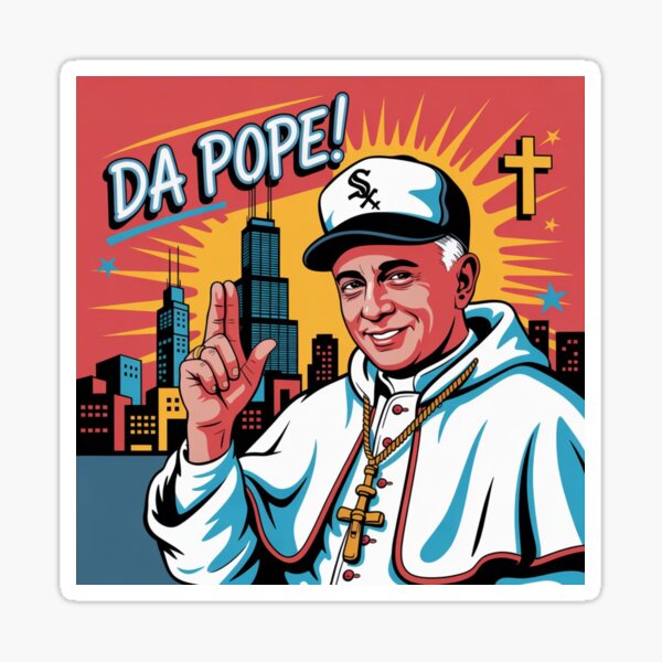 Item preview, Da Pope! – Street Saint | Chicago Pope Leo XIV Urban Pop Art designed and sold by Zibis09.