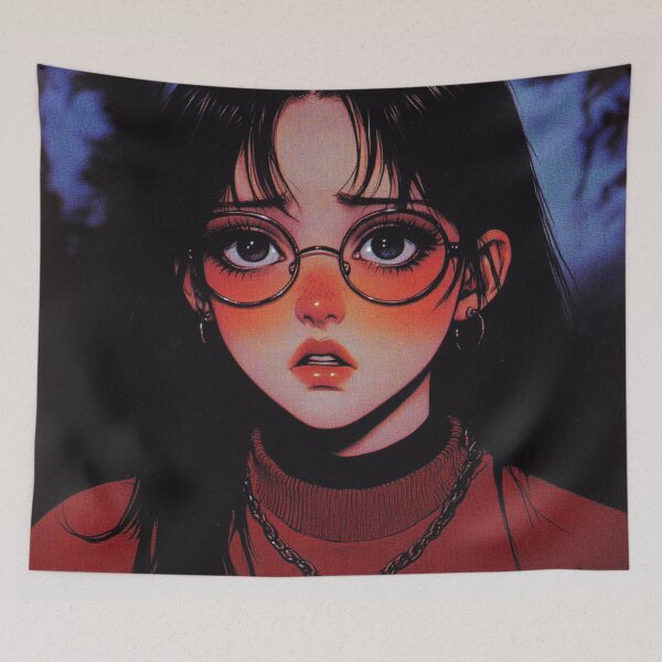 Item preview, Sad Lofi Anime Girl designed and sold by V-Fantasy.