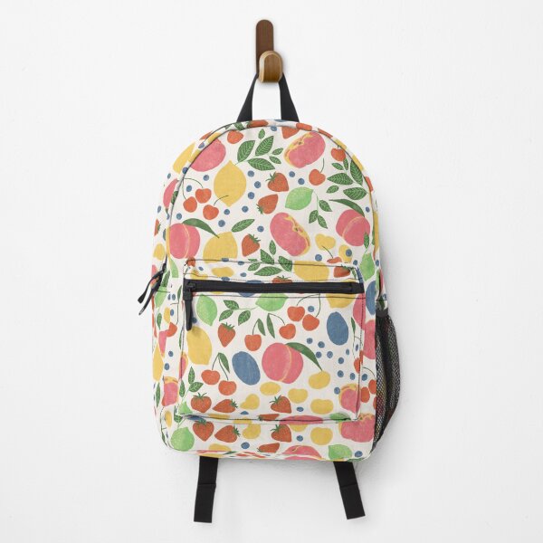 Item preview, Summer Fruit Salad – Pastel Peach, Plum, Citrus & Berry Pattern designed and sold by Millefolia Design .