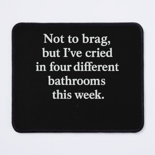 Item preview, Emotional, crying – Funny Overshare Tee. Mental health. designed and sold by Shoot-The-Moon.