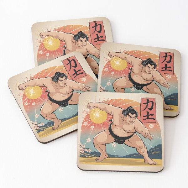 Item preview, Vintage Sumo Wrestler – Retro Japanese Style Design designed and sold by Zibis09.