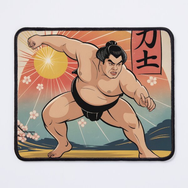 Item preview, Vintage Sumo Wrestler – Retro Japanese Style Design designed and sold by Zibis09.