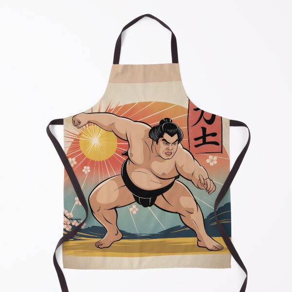 Item preview, Vintage Sumo Wrestler – Retro Japanese Style Design designed and sold by Zibis09.