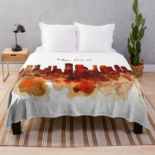 Item preview, New Orleans Skyline in Brown designed and sold by caracatita75.