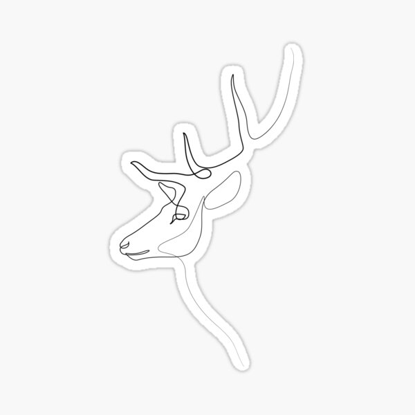 Item preview, Wanderer - One Line Deer designed and sold by addillum.