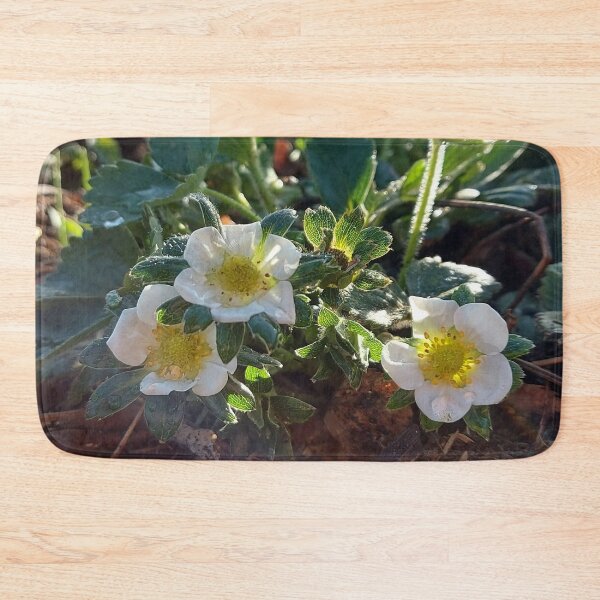 Item preview, White Strawberry Blossom designed and sold by hajarsdeco.
