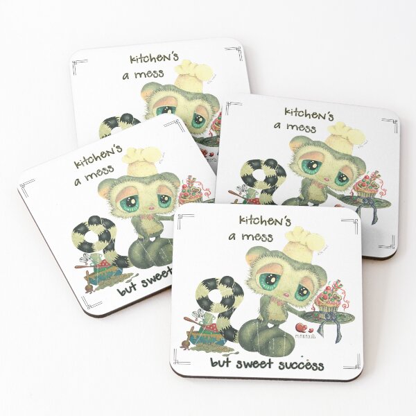 Item preview, kitchen's a mess but sweet seccess - retro style designed and sold by Plakartis.