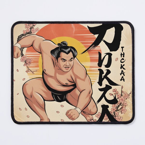 Item preview, Vintage Sumo Wrestler – Retro Japanese Style Design designed and sold by Zibis09.
