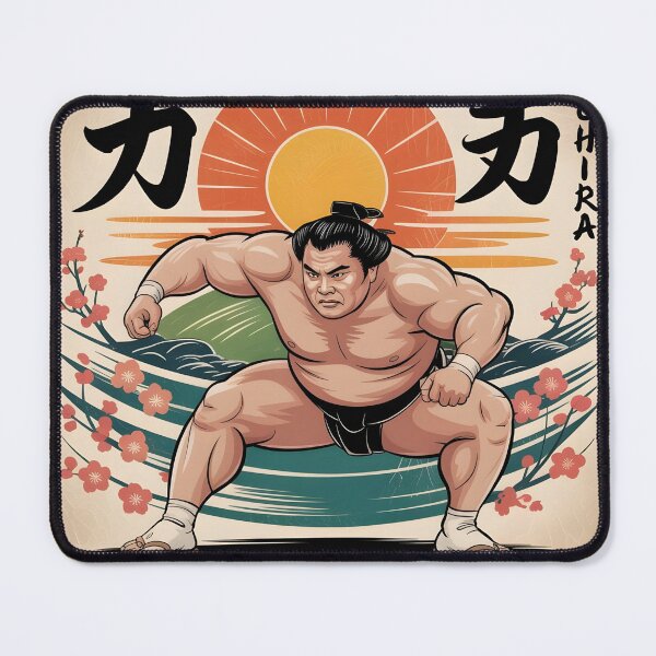 Item preview, Vintage Sumo Wrestler – Retro Japanese Style Design designed and sold by Zibis09.