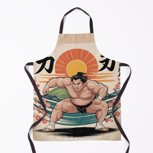 Item preview, Vintage Sumo Wrestler – Retro Japanese Style Design designed and sold by Zibis09.
