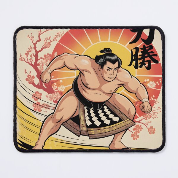 Item preview, Vintage Sumo Wrestler – Retro Japanese Style Design designed and sold by Zibis09.