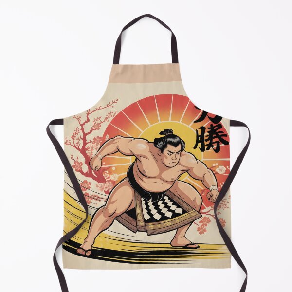Item preview, Vintage Sumo Wrestler – Retro Japanese Style Design designed and sold by Zibis09.