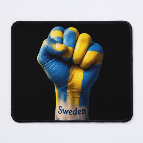 Item preview, Swedish Power – Painted Fist of Pride designed and sold by CK1Tees.