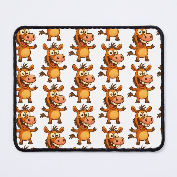Item preview, Funny Cartoon Donkey – Goofy Animal Art designed and sold by Emanova9.