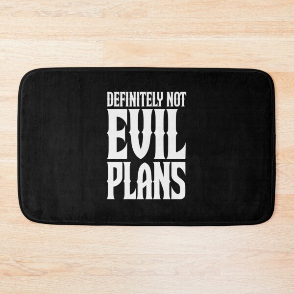 Item preview, definitely not evil plans designed and sold by marianna cotaru.