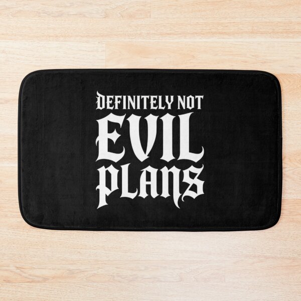 Item preview, definitely not evil plans designed and sold by marianna cotaru.