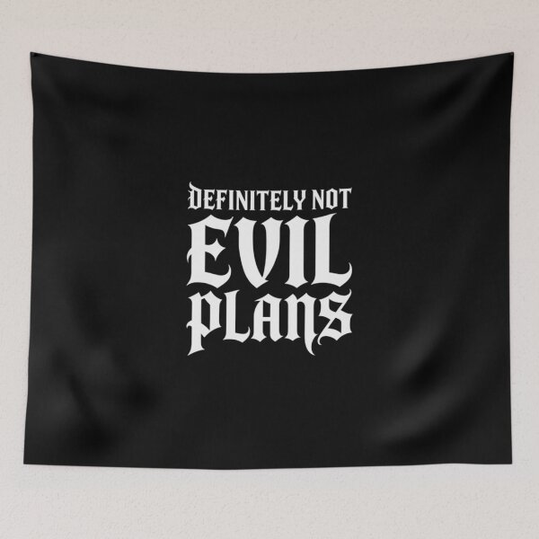 Item preview, definitely not evil plans designed and sold by marianna cotaru.