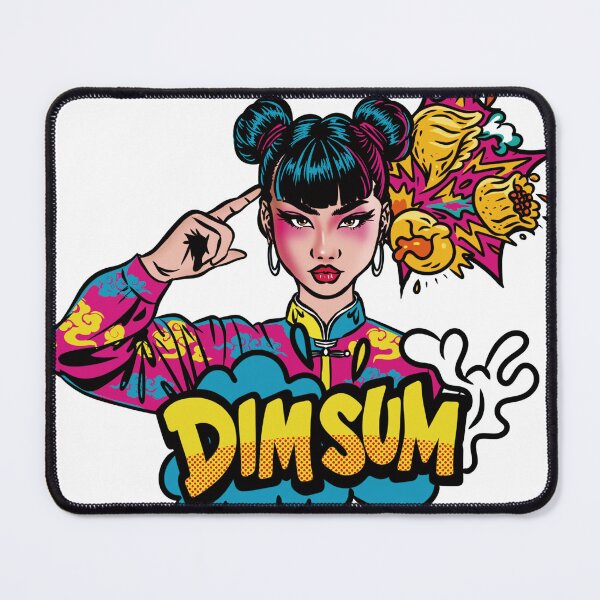 Item preview, DIM SUM BLASTER – Exploding Dumpling Girl Art designed and sold by corie-noon.