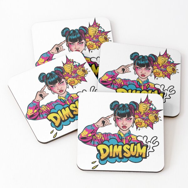 Item preview, DIM SUM BLASTER – Exploding Dumpling Girl Art designed and sold by corie-noon.