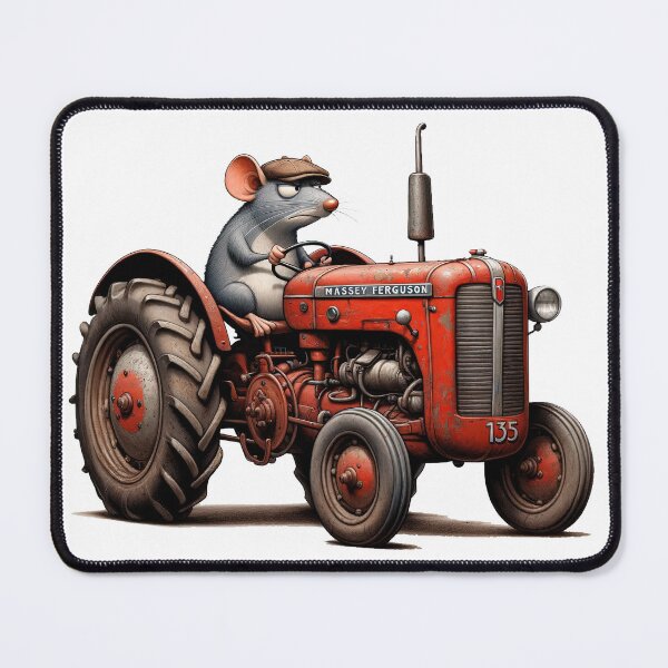 Item preview, Twitching Rat Driving A Tractor designed and sold by Nick Boyd.