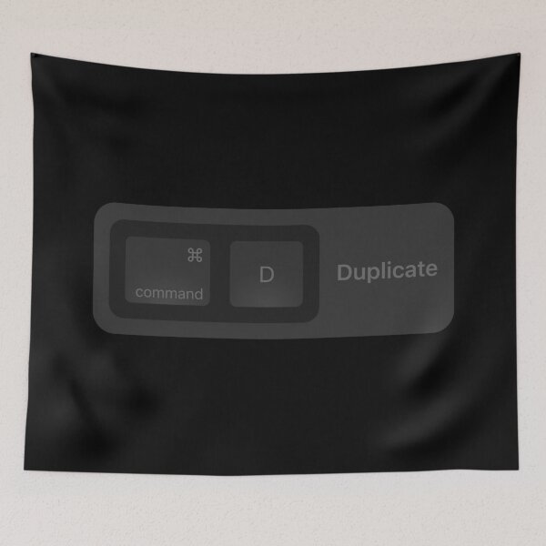 Item preview, Command + D, Duplicate Shortcut - UX Designer | Product Designer | UI Designer Stickers designed and sold by PoshPixel.