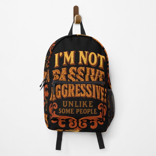 Item preview, Passive Aggressive funny wellbeing Mental Health. Ornate Version. designed and sold by Shoot-The-Moon.