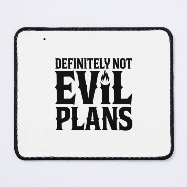 Item preview, Copy of definitely not evil plans designed and sold by Jacob noro.