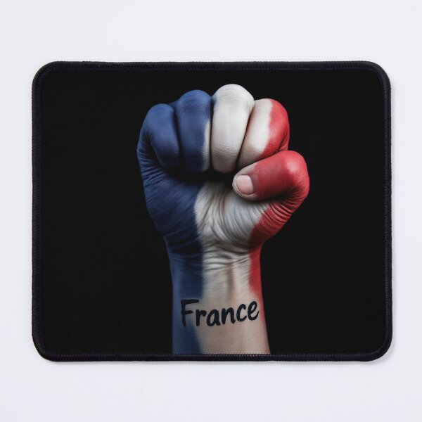 Item preview, French Pride – Tricolor Fist of Strength designed and sold by CK1Tees.