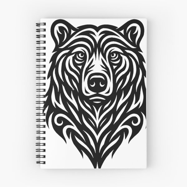 Item preview, Tribal grizzly bear designed and sold by SpectrumShine.