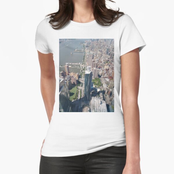 New York, Manhattan, downtown, #NewYork, #Manhattan, #downtown  Fitted T-Shirt