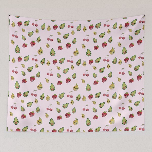 Item preview, Hand-Drawn Cute Fruit Pattern designed and sold by KawaiiNugs.