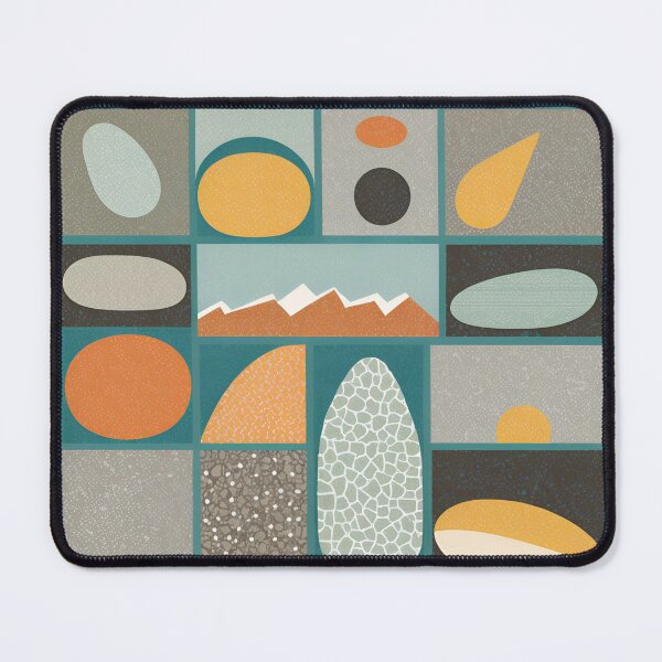 Item preview, Geometric Shapes Abstract Rocks Geometry Art Pattern designed and sold by SunfullyYours.
