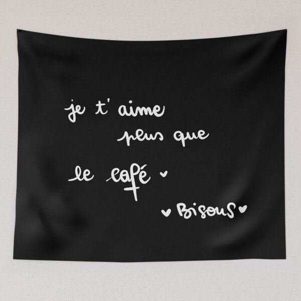 Item preview, I love you more than coffee kisses designed and sold by Le Bureau des Rêves by Lafillequirevaittrop.