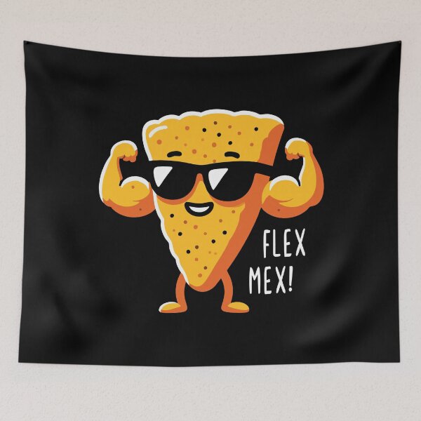 Item preview, Flex Mex! - Funny Buff Chips designed and sold by Scaryzz.