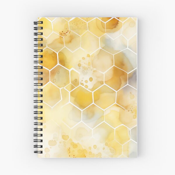 Artikelvorschau, Golden Honeycomb Abstract – Modernes Muster in warmen Tönen entworfen und verkauft von CautionChaosCo.