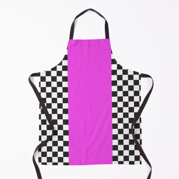 Item preview, Checkered black white hot pink designed and sold by Renee Lavoie.