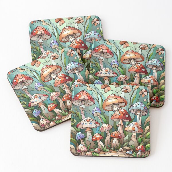 Item preview, Stained Glass Mushroom Design designed and sold by LBJ-Creations.