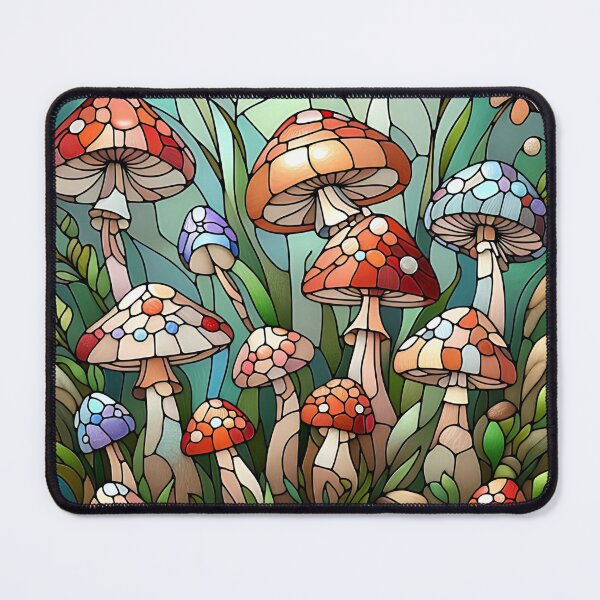 Item preview, Stained Glass Mushroom Design designed and sold by LBJ-Creations.