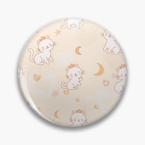 Item preview, Cute Princess Cats Seamless Pattern designed and sold by babanovaesha.