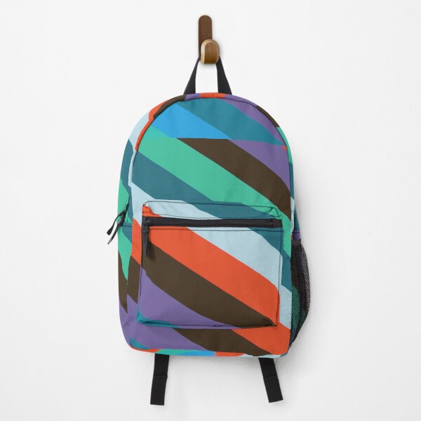 Item preview, 7 colour diagonal stripes design designed and sold by ModSupporters.