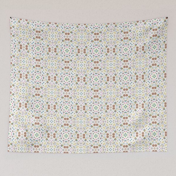 Item preview, floral art flowers pattern 16 10 aspect ratio decorative seamless colorful repeat designed and sold by Abrahamjrnd.
